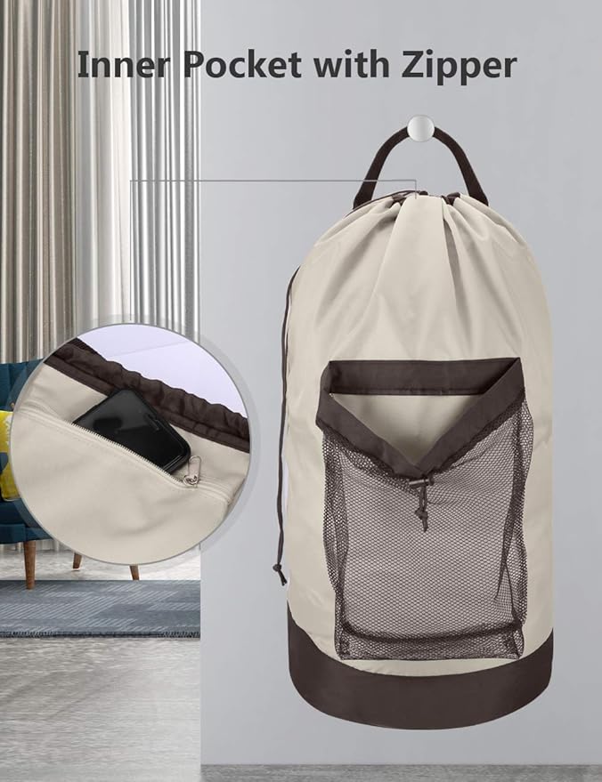 Dalykate Backpack Laundry Bag, 115L Large Hamper - Image 4