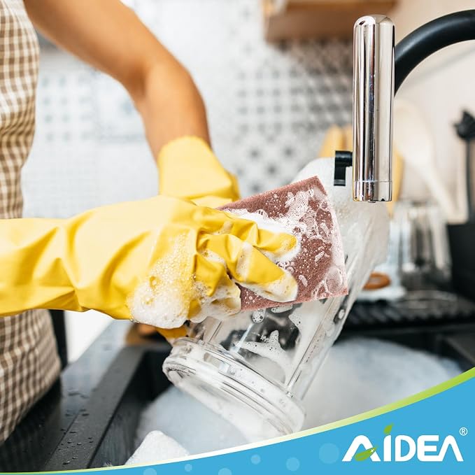 AIDEA Non-Scratch Natural Scouring Pads, Dish Scrubber Pads - Image 7