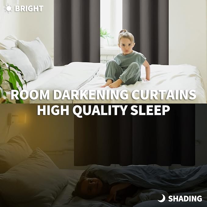BGment Rod Pocket Blackout Curtains - Image 2