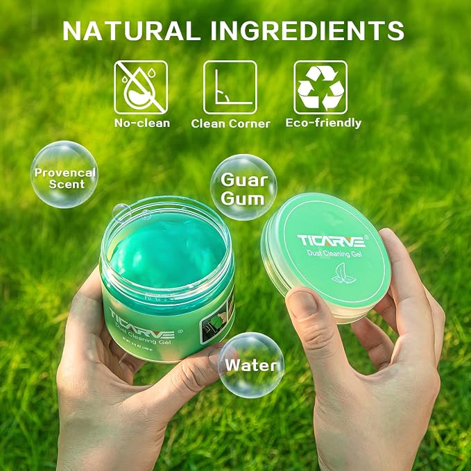 TICARVE 2Pack Cleaning Gel for Car Detailing Vent Cleaner Cleaning Putty Gel - Image 4
