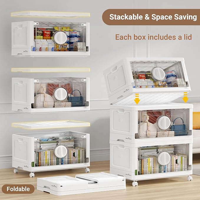 BROVIEW 480Qt Lockable Stackable Storage Bins - Image 9