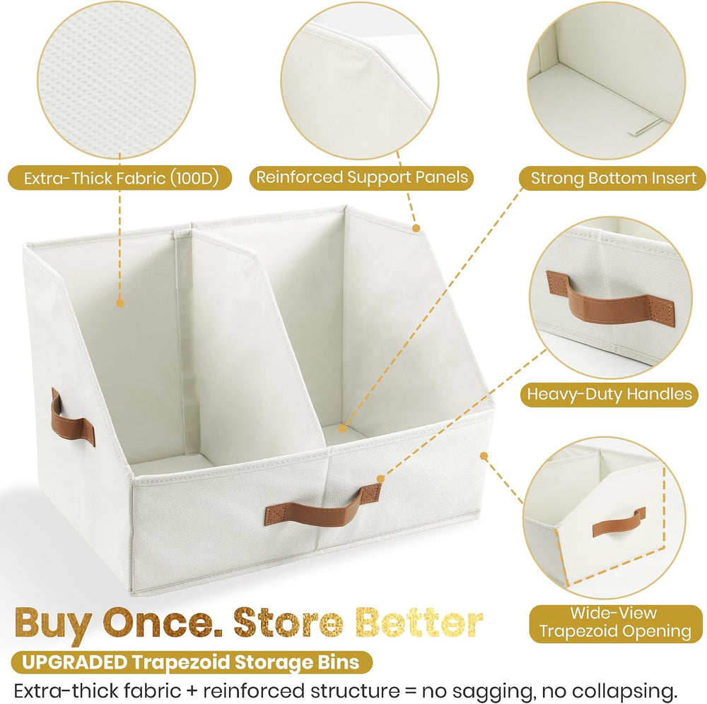 Closet Organizers Storage, Small Collapsible Bin 6pc, Dark Gray