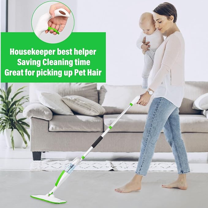 Mops for Floor Cleaning Wet Spray Mop - Image 6