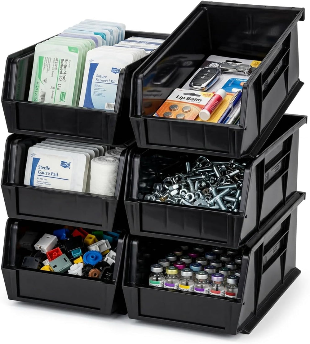 Quantum Storage QUS220 Ultra Stack and Hang Bins - 7-3/8" x 4-1/8" ...