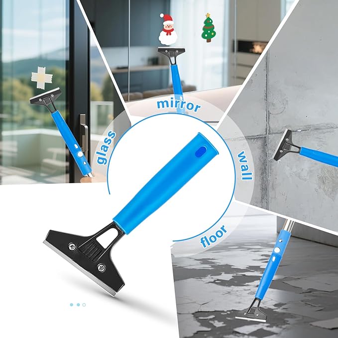75'' Window Squeegee Cleaner Tool, Professional Window Cleaning Kit - Image 7