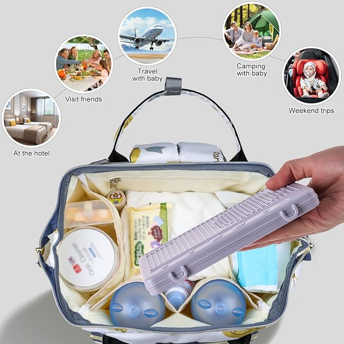 Baby Bottle Drying Rack -Travel Baby Bottle Drying Rack Set, Cleaner Kit - Image 7