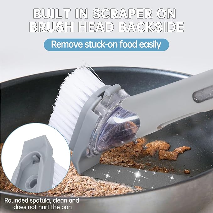 4 Pack Dish Brush Refills Compatible - Image 5