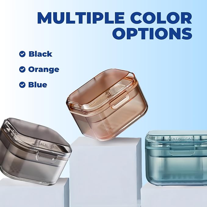 Retainer Case Denture Bath Case, Retainer Cleaner Case - Image 2