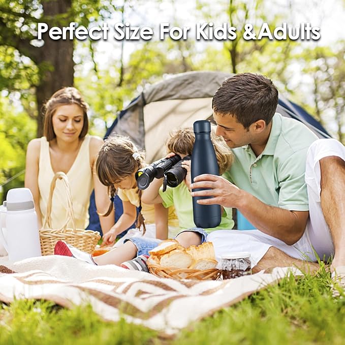 25oz Cola-Bottle Shaped Stainless Steel Leak-proof Water Bottle, Double Wall - Image 7