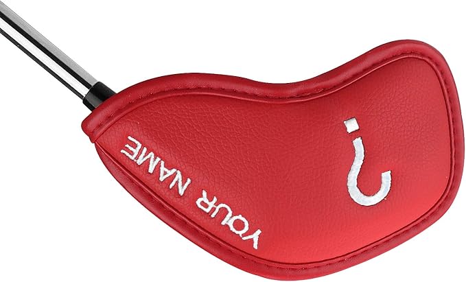 CRAFTSMAN GOLF 12pcs or 1pc Thick Synthetic Leather Golf Iron Head Covers Set - Image 2