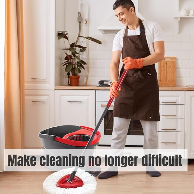 12Pcs Spin Mop Replacement Heads, Easy Cleaning Spin Mop Heads, Deep Clean - Image 7