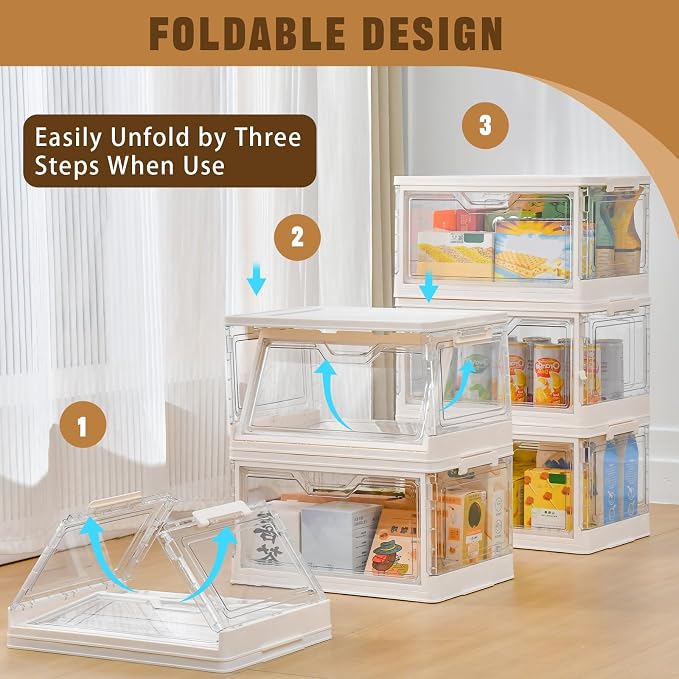 Stackable Plastic Storage Bins - Image 5