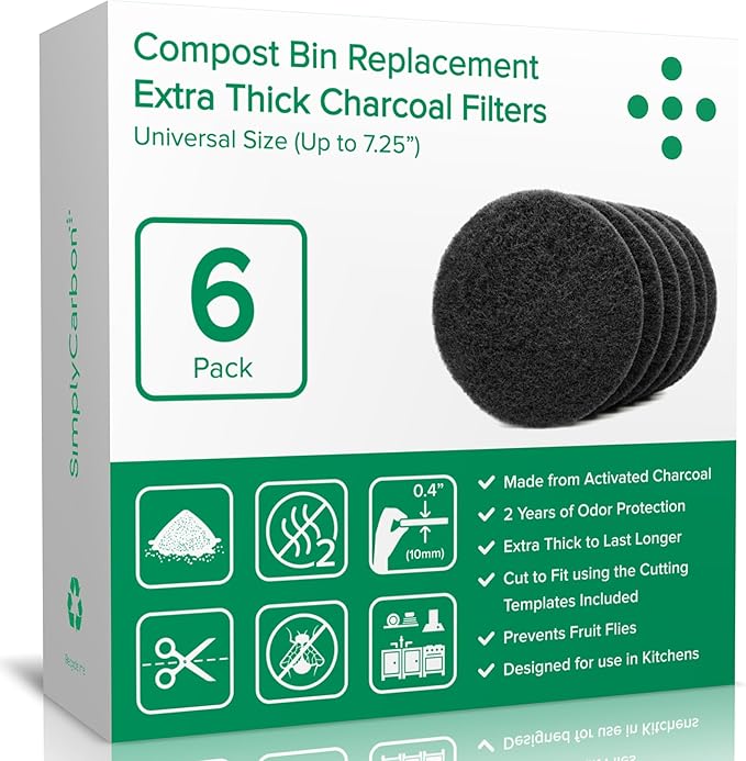 2 Years Supply Extra Thick Filters by Simply+Carbon