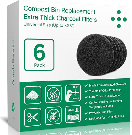 2 Years Supply Extra Thick Filters by Simply+Carbon