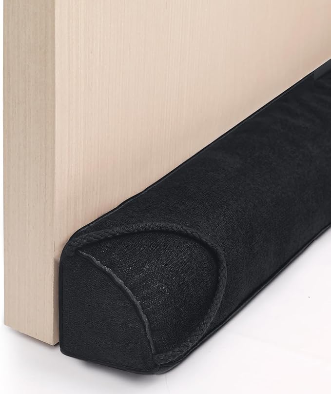 Anze Door Draft Stopper 32 inch Weighted Triangle Draft Stopper Door Air Noise by Anze