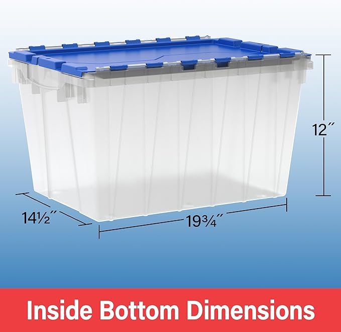 Akro-Mils KeepBox 12 Gallon Storage Container, Nesting and Stackable Plastic - Image 7
