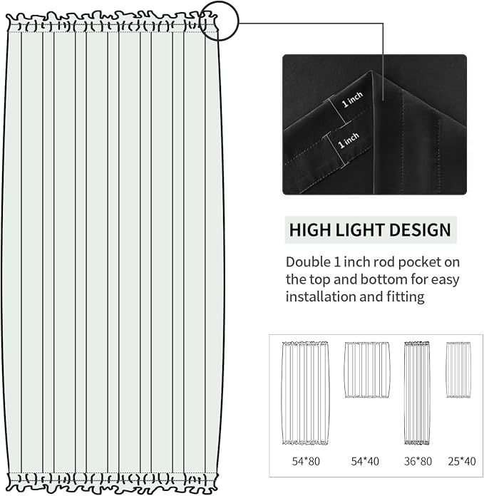 DWCN French Door Curtain - Image 3