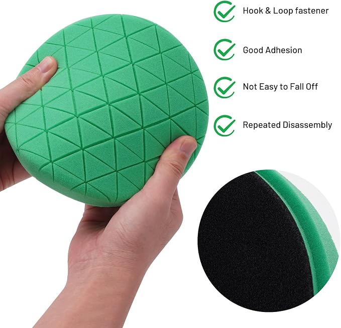 Buffing Polishing Pads, Car Compound Buffing Sponge Pads and Woolen Pads - Image 6