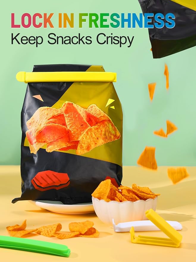 38 PCS Colorful Chip Clips - Image 2