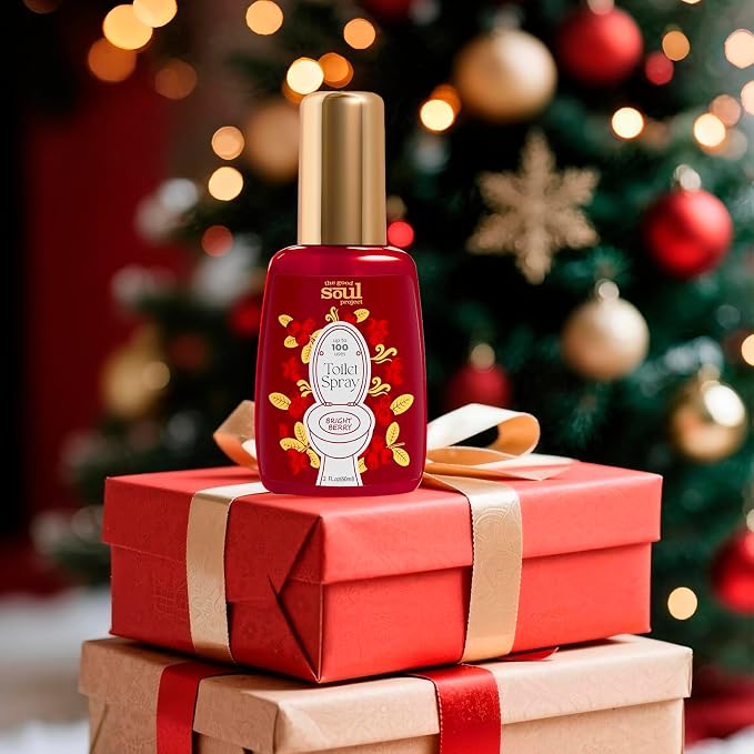 Holiday Toilet Spray, Bright Berry, 4 Fl.Oz, Travel Essentials, Bathroom Odor - Image 3
