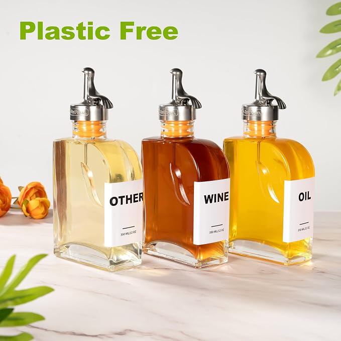 Glass Olive Oil Dispenser Bottle - Image 7