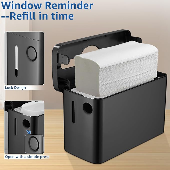 Paper Towel Dispenser Countertop, Hand Towel Dispenser, Commercial Paper Towel - Image 4