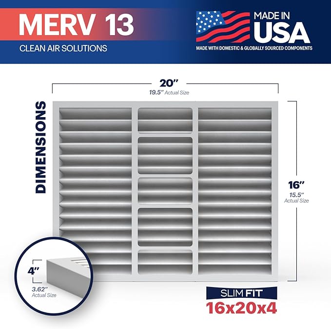 BNX TruFilter 16x20x4 MERV 13 Air Filter - Image 2