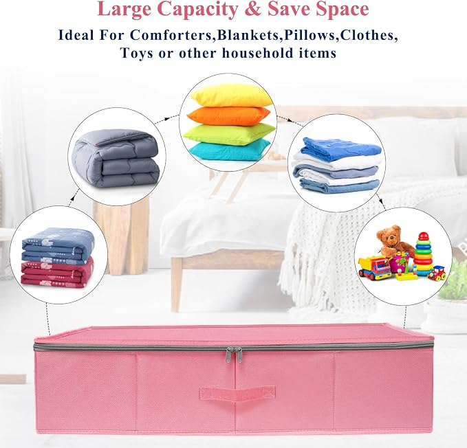 punemi Under Bed Storage Containers, Closet Organizers And Storage Bins - Image 4