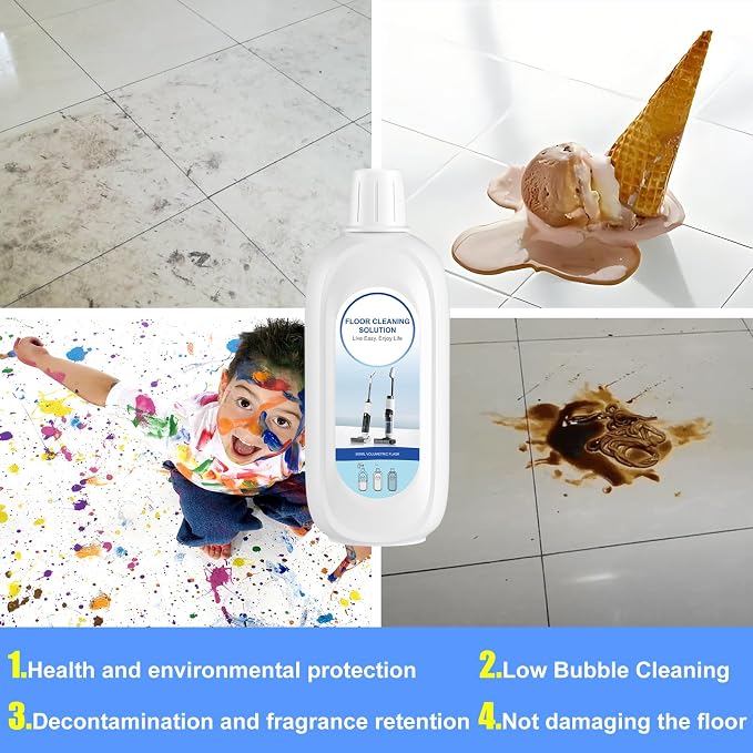 5 Bottles Compatible with Tineco Cleaning Solution 500ml Per Bottle Lavender - Image 7