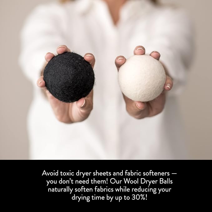 Molly's Suds Wool Dryer Balls | XL, Premium Organic Fabric Softener, - Image 2