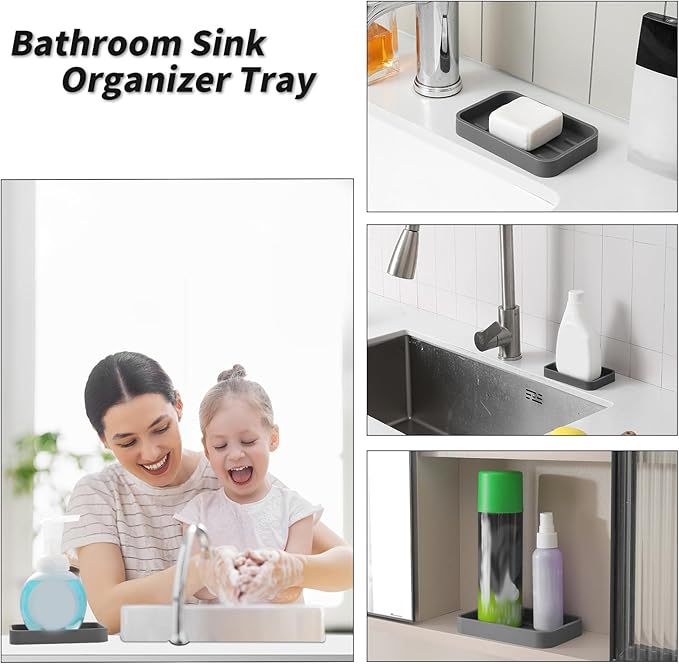 Silicone Kitchen Sink Organizer Tray - Image 3