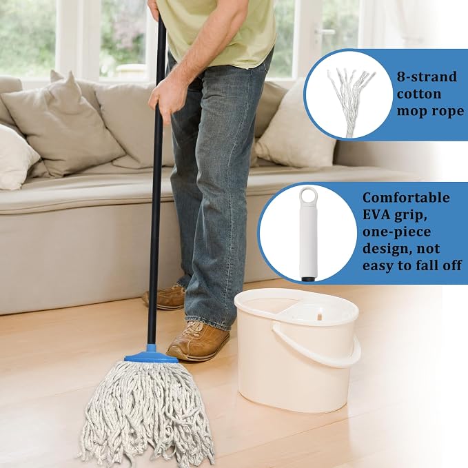 Indoor Cotton Mops for Floor Cleaning - Image 2