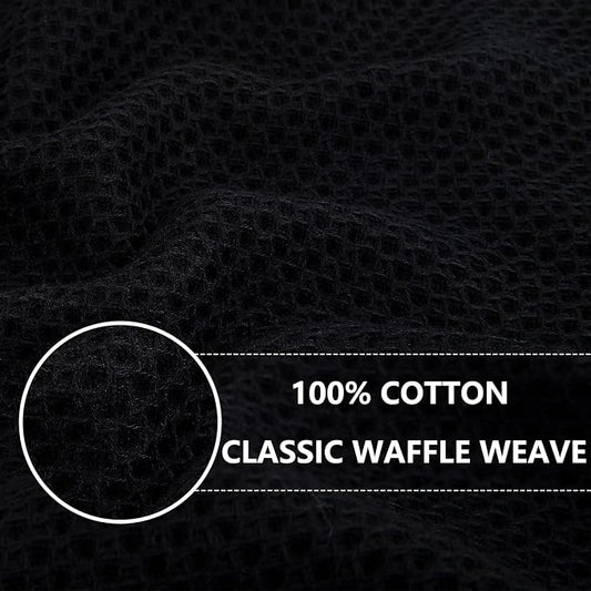 Homaxy 100% Cotton Waffle Weave Kitchen Dish Towels, Ultra Soft Absorbent Quick - Image 2