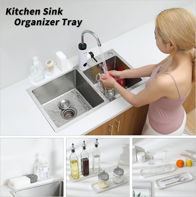 Silicone Kitchen Sink Organizer Tray - Image 3