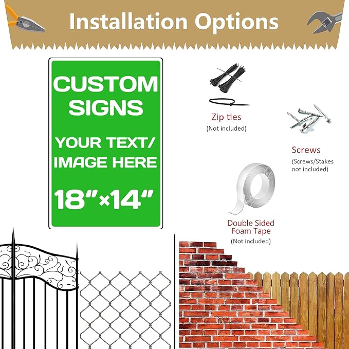 Personalized Aluminum Weatherproof Metal Signs - Image 4