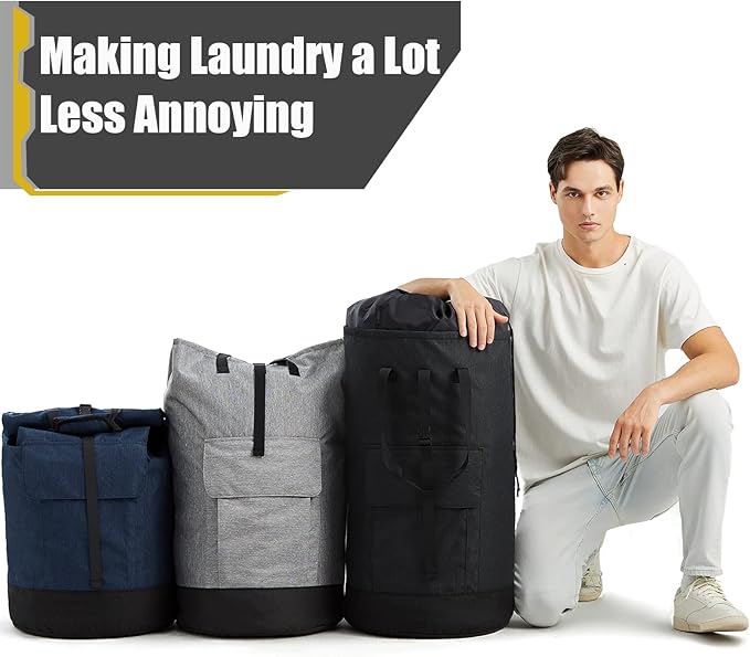Laundry Bag for College, 115L Heavy Duty Laundry Backpack - Image 6