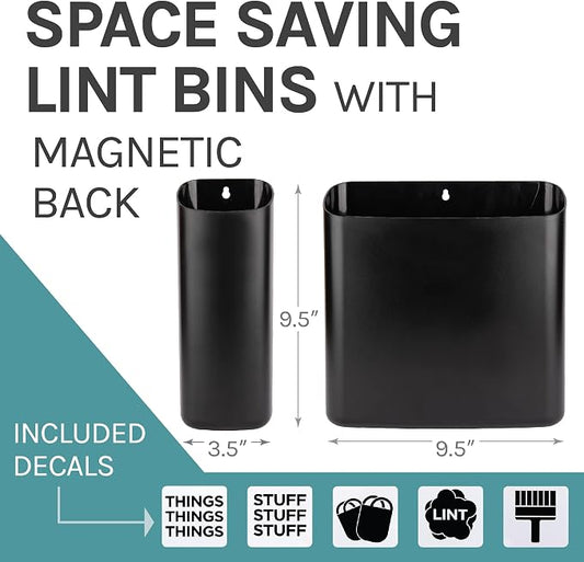 JS Jackson Supplies Black Lint Bin - Image 2