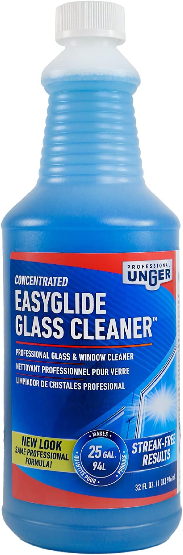Unger Professional Streak-Free EasyGlide Glass Cleaner Concentrate, 32 oz – by Unger