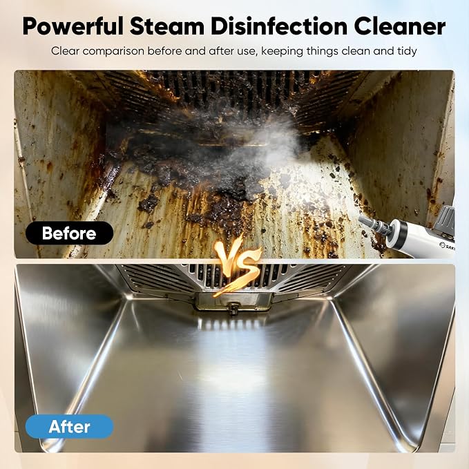 Saker Handheld Steam Cleaner New, Portable Steam Cleaner - Image 3