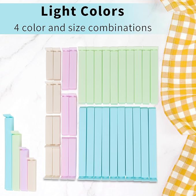 34 Packs Plastic Chip Clips for Food Storage - Image 7