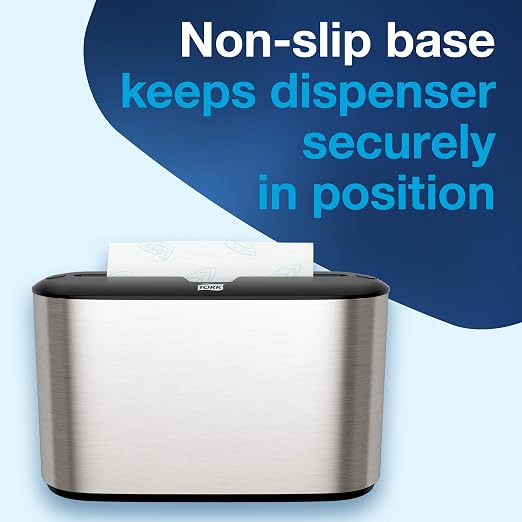 Tork Xpress Stainless Steel Paper Towel Dispenser Compact Design, Fits H2 Hand - Image 4