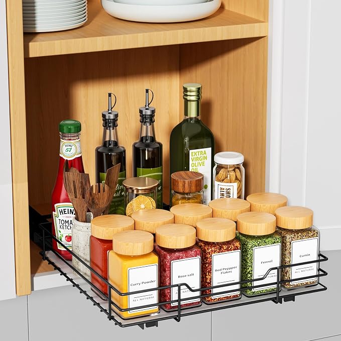 RCHYFEED Pull Out Spice Rack Organizer - Image 3