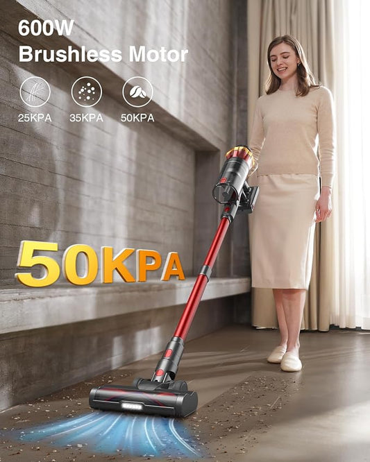 Cordless Vacuum Cleaner, 600W/50KPa/70Mins Vacuum Cleaners - Image 2