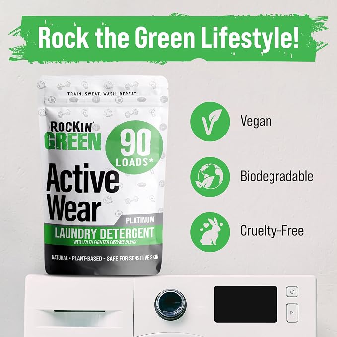Rockin' Green Laundry Detergent, Plant based, All Natural Laundry Detergent - Image 6