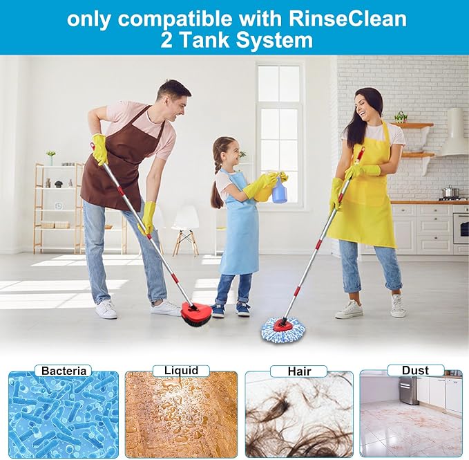 8-Pack Reusable Mop Head Replacement - Image 5