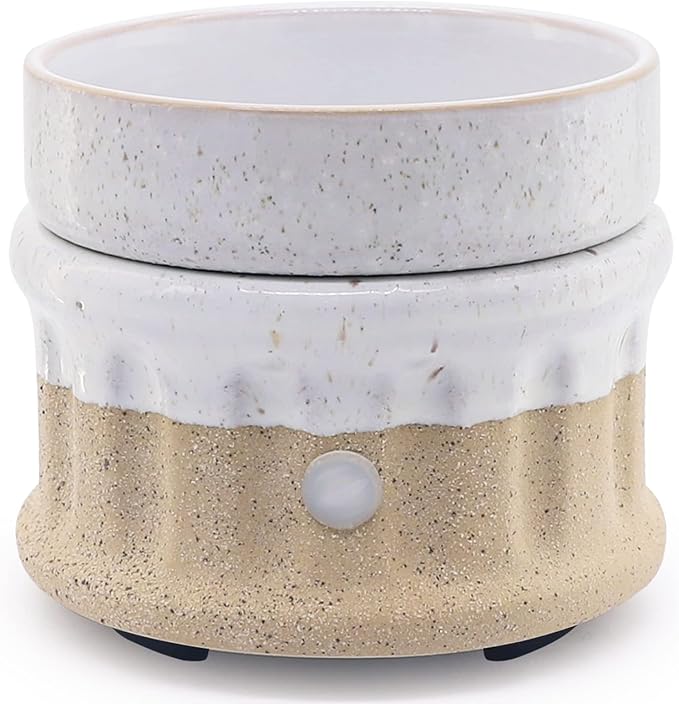 Ceramic Wax Melt Warmer - 3 in 1 Smokeless and Flameless Electric Wax Warmer by VICTORIAAROMA