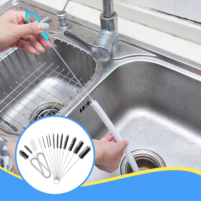 16pcs Long Tube Cleaner Set, Extra Long Hose Cleaning Brush, Pipe Cleaning Brush - Image 4