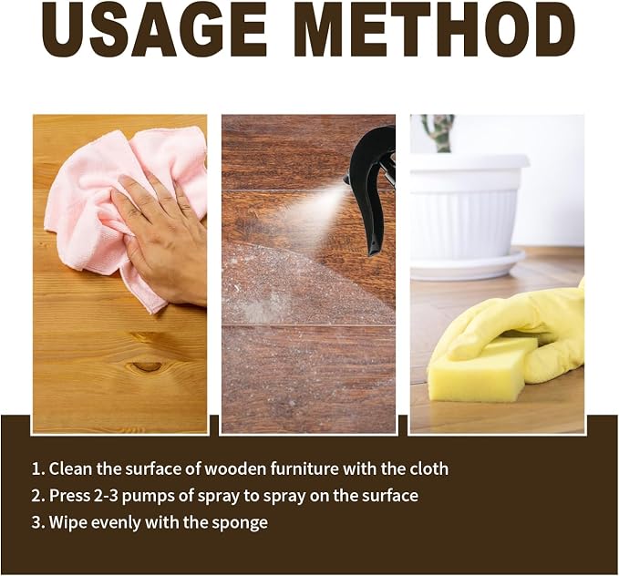 Beeswax Spray Cleaner with Sponge & Towel - Image 7