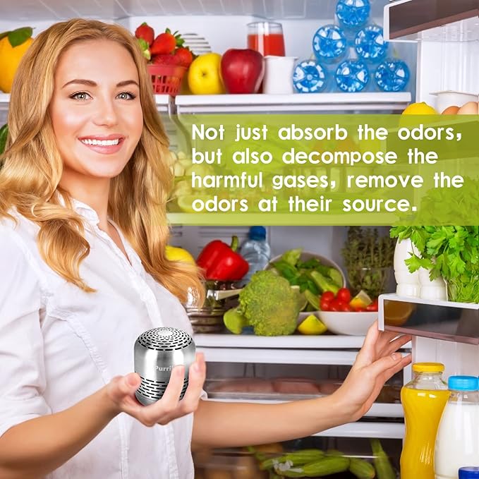 Purriko Refrigerator Deodorizer, Lasts up to 10 Years, Refrigerator Odor - Image 2