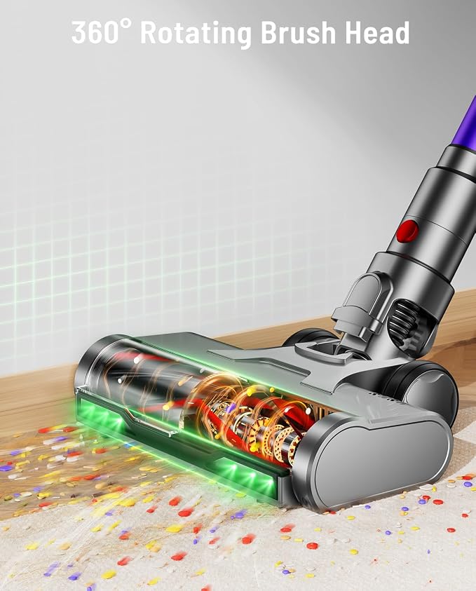 Cordless Vacuum Cleaner, 600W 50KPA 70Min Powerful Vacuum Cleaners - Image 5